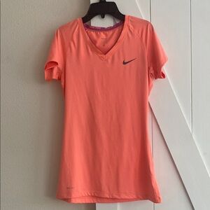 Nike Women's Coral V-Neck Top